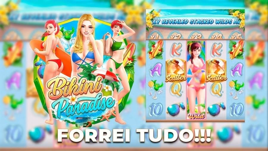 Bikini Paradise, PG SLOTS, slots online, rodadas grátis, prêmios tropicais